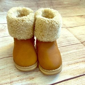 Zara baby girl leather boots